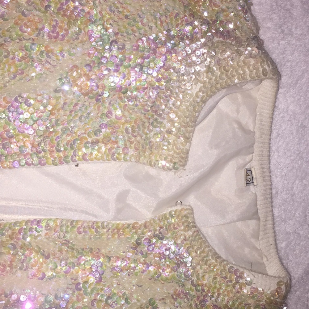 Like new vintage sequins cardigan size M/L